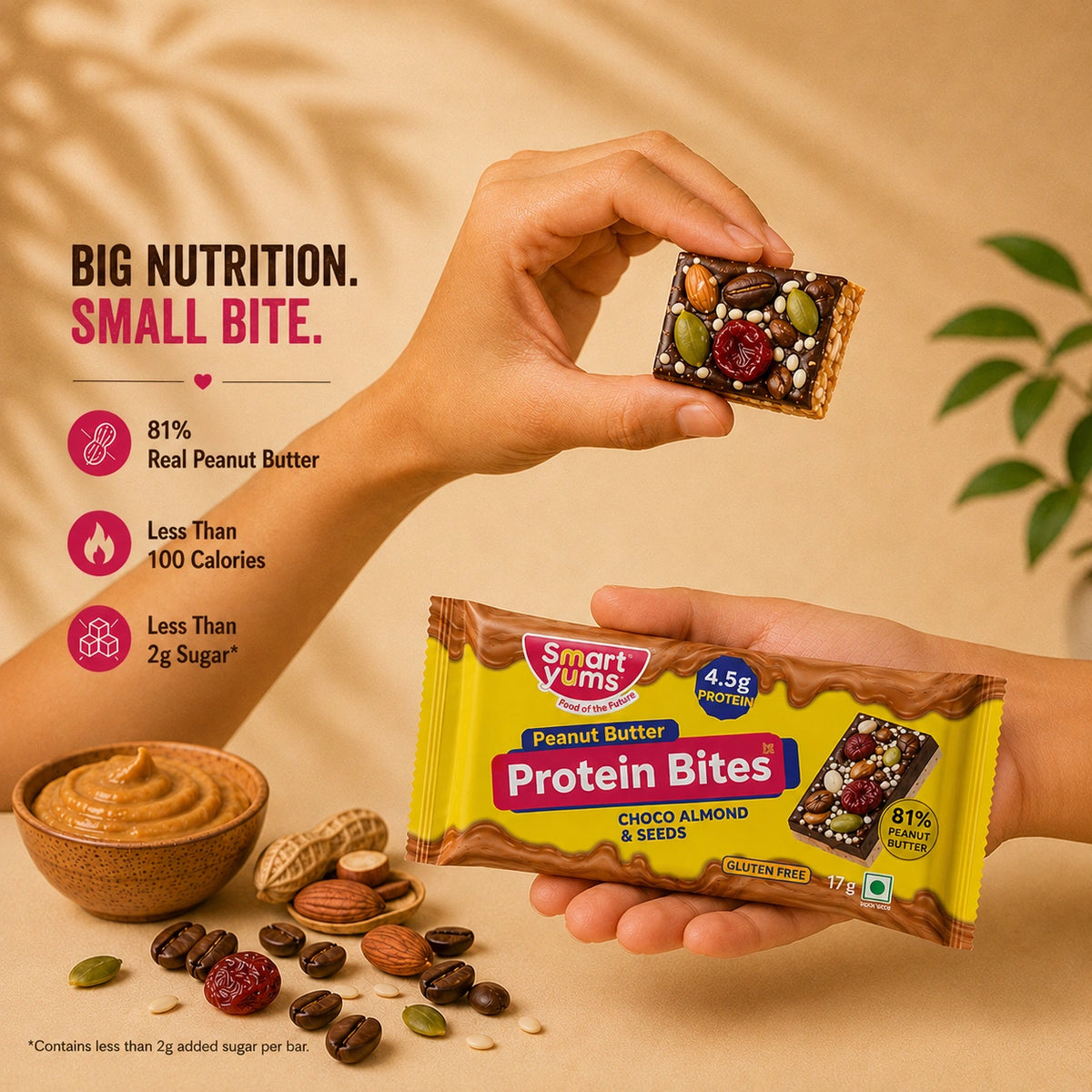 Crunchy Protein Bites Coffee Almond Crunch