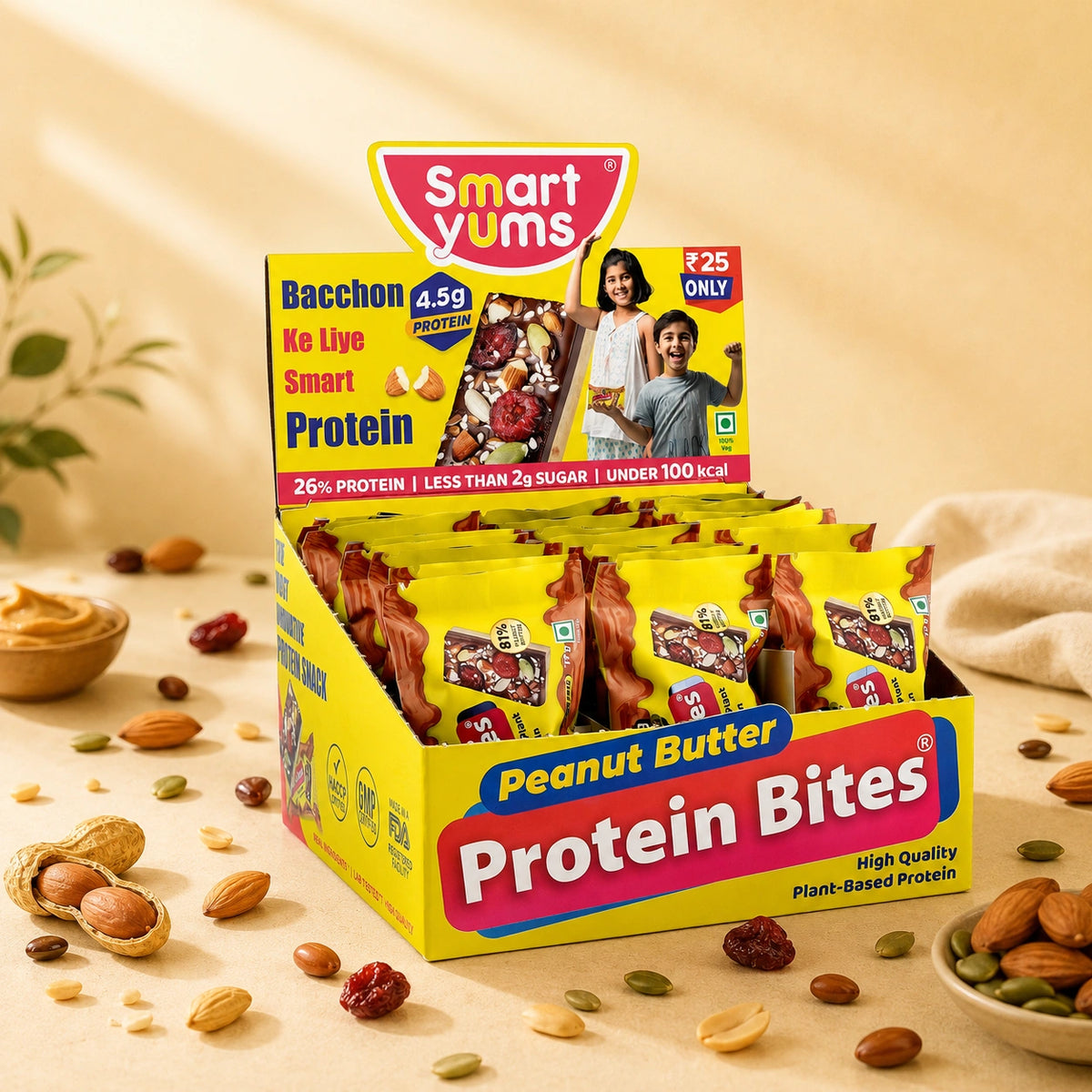 Crunchy Protein Bites Coffee Almond Crunch