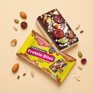 Crunchy Protein Bites Choco Almond & Seeds