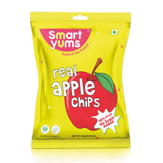 Real Apple Chips | 100% Fruit | No Sugar Added (Pack of 6)