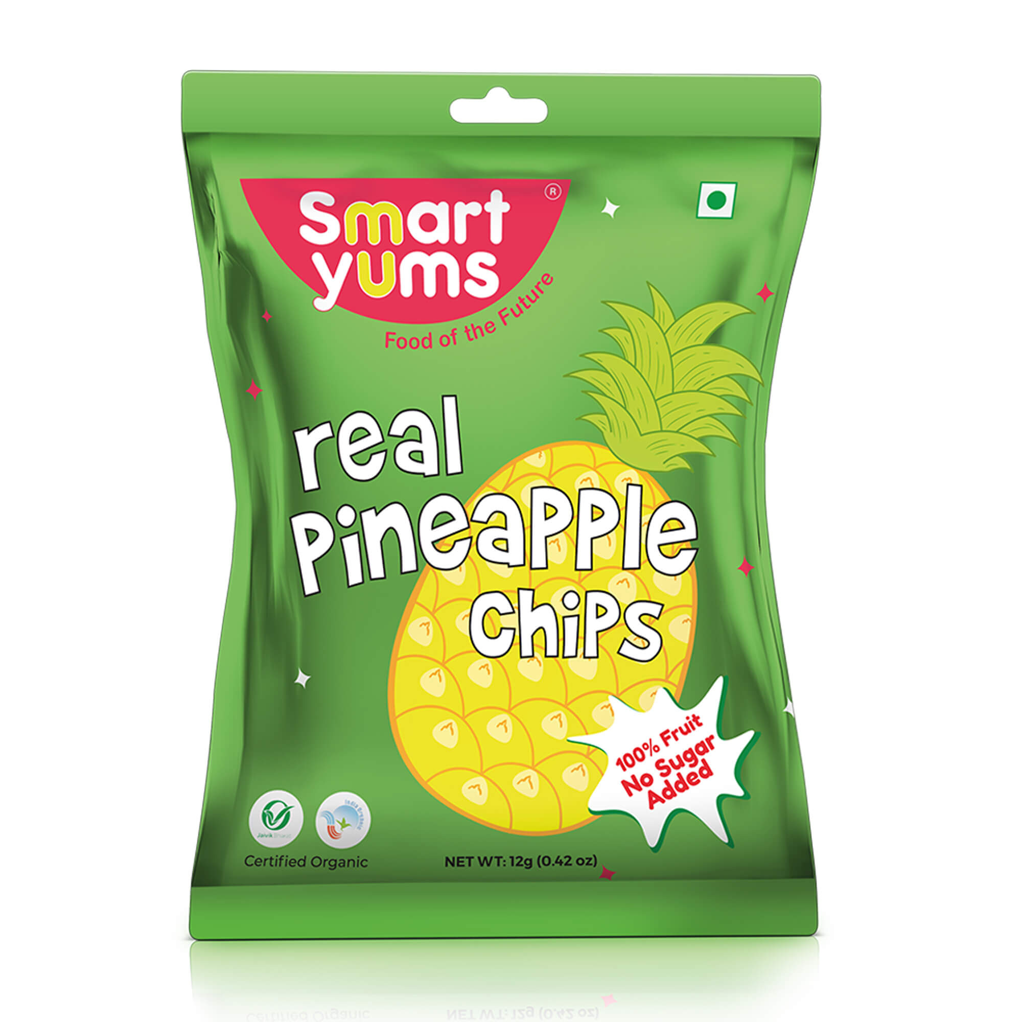 Real Pineapple Chips | 100% Fruit | No Sugar Added (Pack of 6)