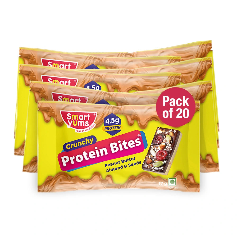 Crunchy Protein Bites – Easiest Protein Habit for Active Kids (Pack of 20)